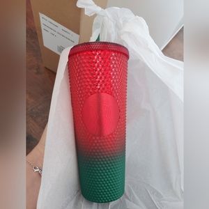 New in box Starbucks tumbler Disney Christmas edition